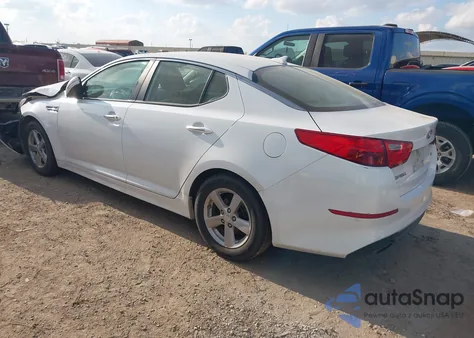 2015 Kia Optima Lx z USA, uszkodzony, nr VIN 5XXGM4A72FG380360